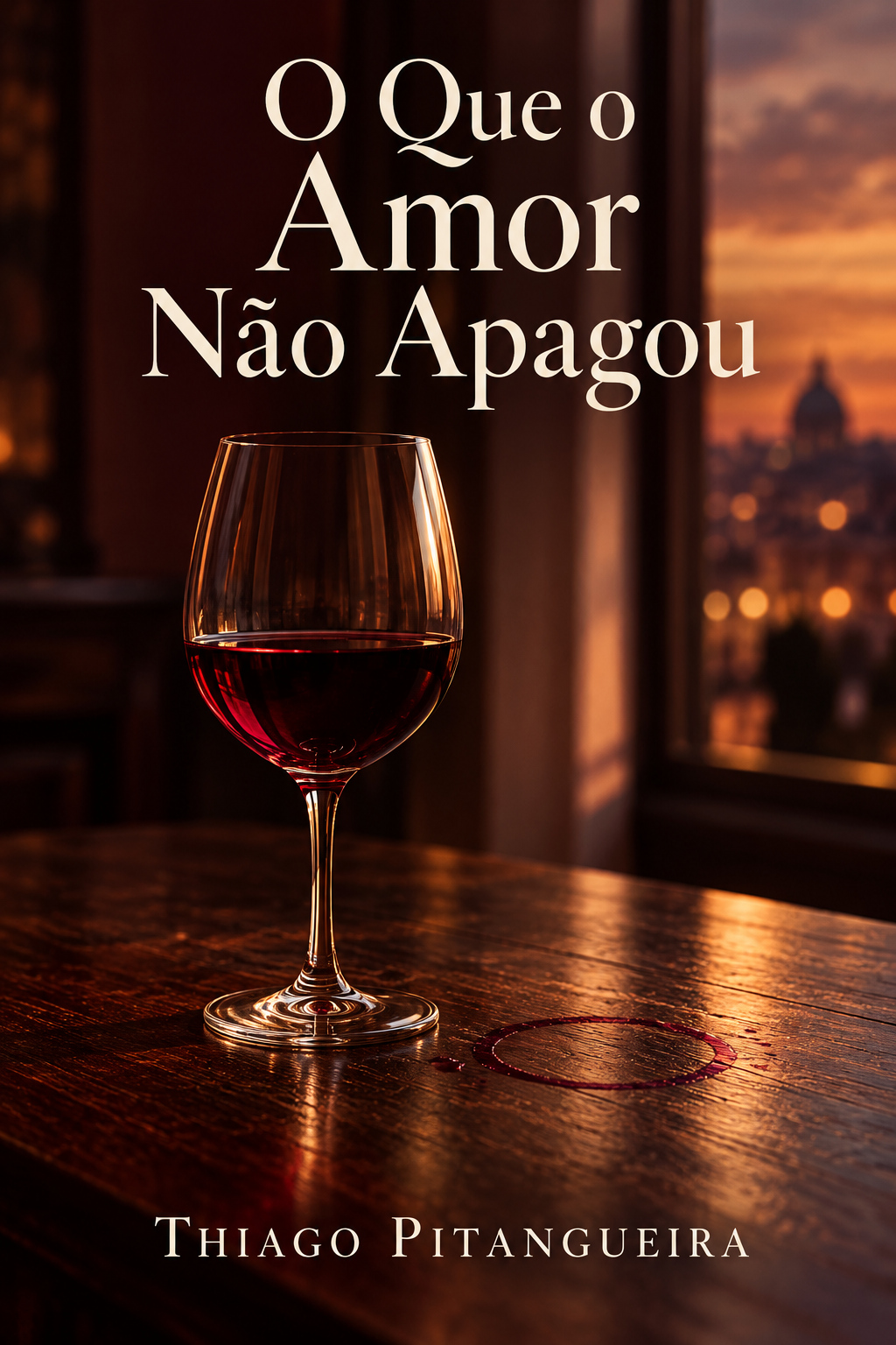 Capa de O Que o Amor Não Apagou, de Thiago Pitangueira